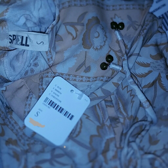 New spell free people lolita gown maxi dress ivory - Picture 4 of 7